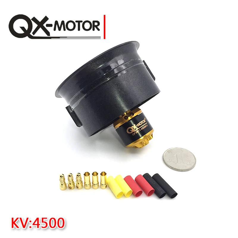 QX двигатель 64 мм трубка EDF блок с 4500KV бесщеточным Мотором для модели RC 40A ESC|Детали