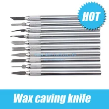 Воск разделочный нож комплект включает 10 шт. Скульптура лезвие, воск гончарной глиной Скульптура Резьба Моделирование инструмент, ювелирные инструменты