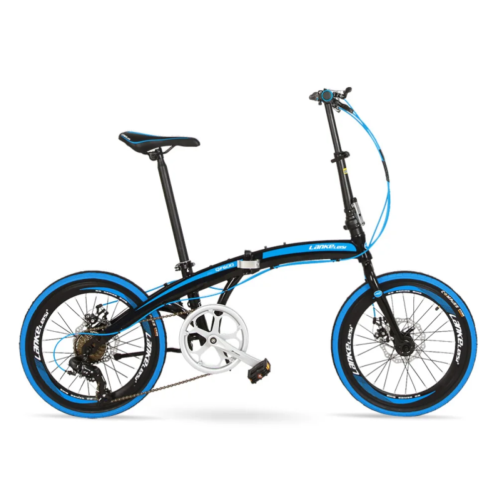20 Inches Folding Bicycle, 7 Speeds Folding Bike, Aluminium Alloy Frame, BMX, Both Disc Brakes