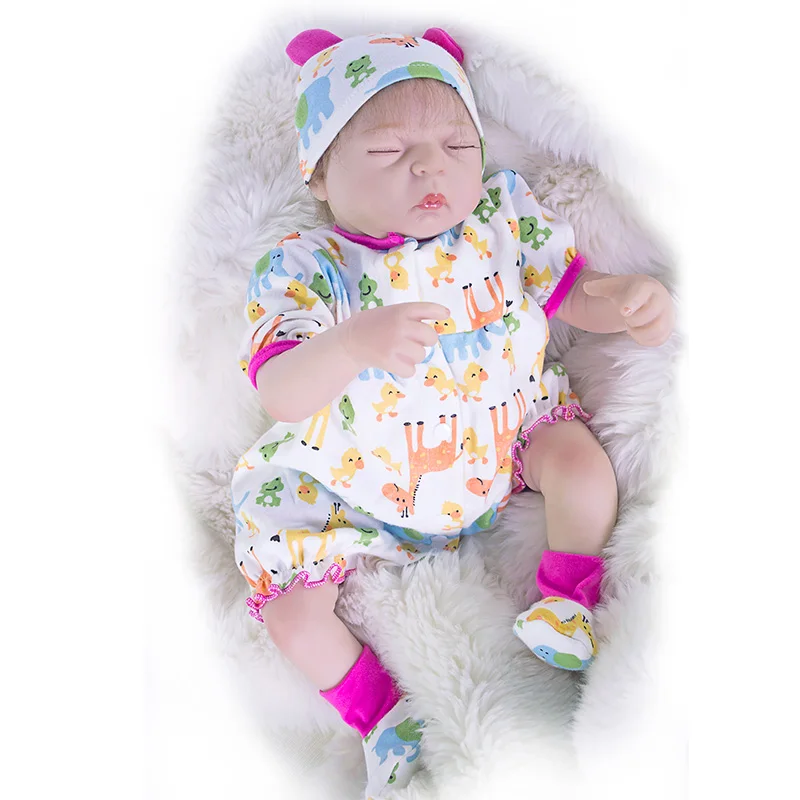 48cm Silicone Reborn Dolls for Sale Cotton Body Soft Newborn Baby Dolls