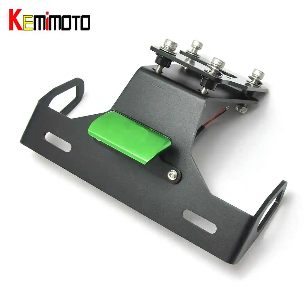 preço KEMiMOTO Para KAWASAKI Z900 2017 Fender Eliminator Cauda Tidy Registro de Suporte Da Placa De Licença LEVOU Luz Z 900 2017 Acessórios