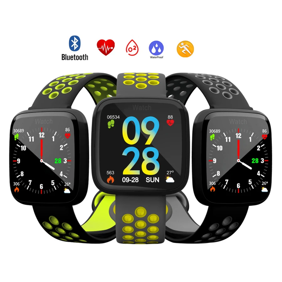 

Bluetooth Smart Watch Waterproof Heart Rate Blood Monitor Smartwatch Fitness Wristband Digital Smart Bracelet for Android IOS
