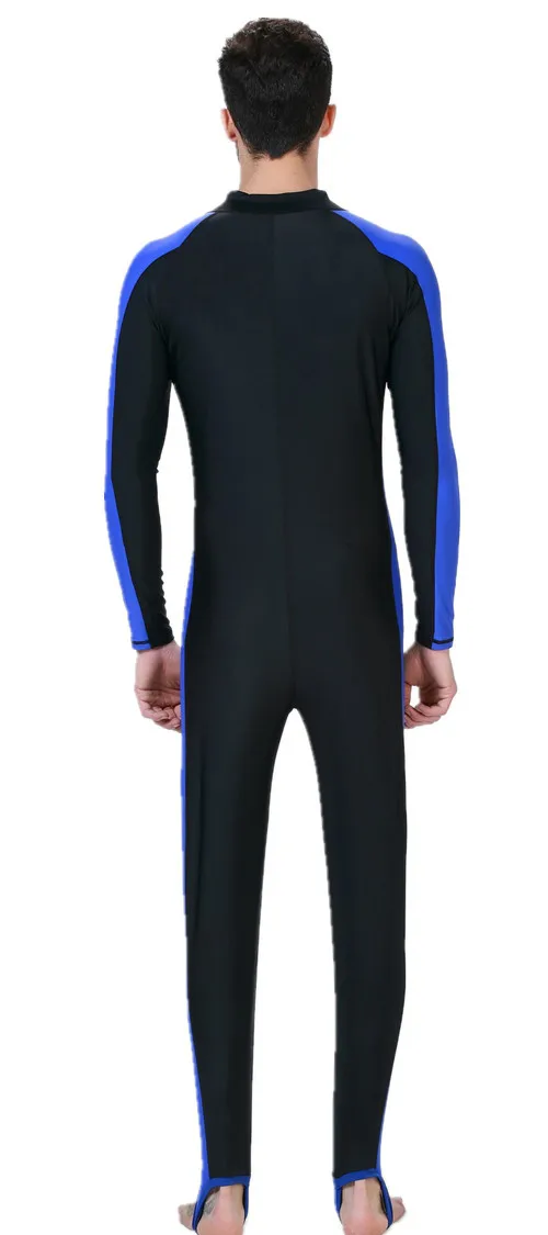 Профессиональный купальный костюм для серфинга, Мужской Цельный купальный костюм для дайвинга, лайкра, передняя застежка-молния, УФ-защита для подводного плавания, плавания, серфинга, гидрокостюм