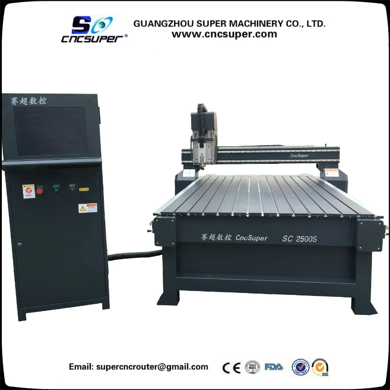 Новый деревообрабатывающий станок с ЧПУ фрезерный SC2500S высокого качества для