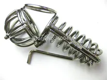 stainless Steel Penis Cock Chastity Cage Male Chastity Devices Fetish Adult Games Sex Toys Products for him YC-CC001L