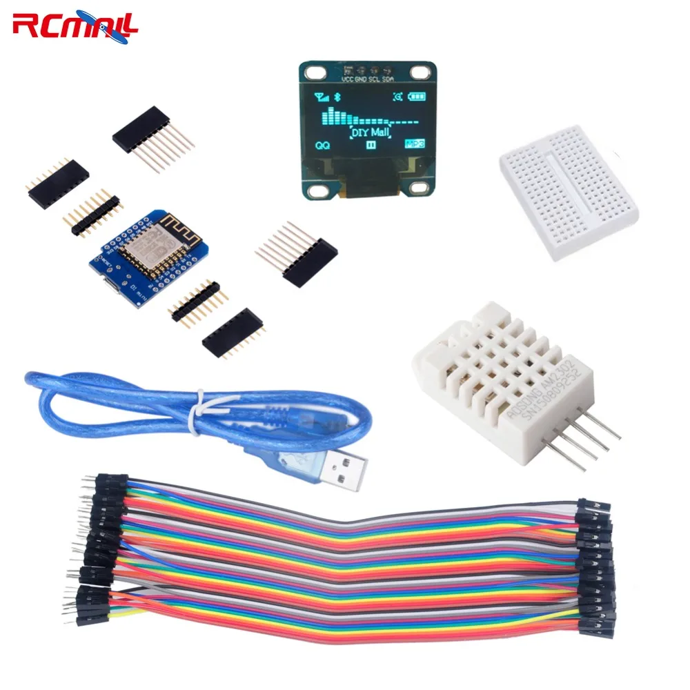 RCmall ESP 8266 esp8266 WEMOS Weather Station Kit IOT Starter Kits for