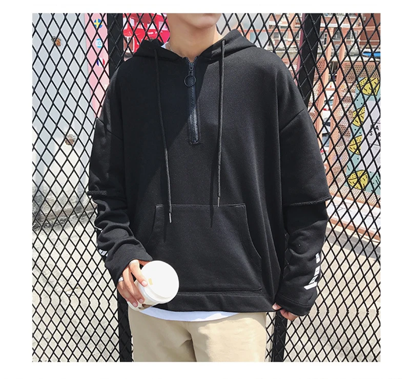 atchwork Harajuku Mens Hoodies Hip Hop Streetwear   (31)