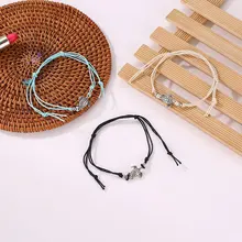 Модные Винтажные Многослойные женские браслеты для щиколотки слон Солнечный кулон талисманы Веревка Цепь Пляж Лето браслет на лодыжку