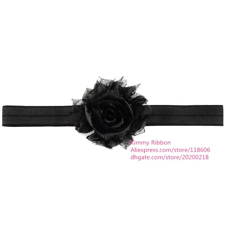 Fabric flower with elastic band5