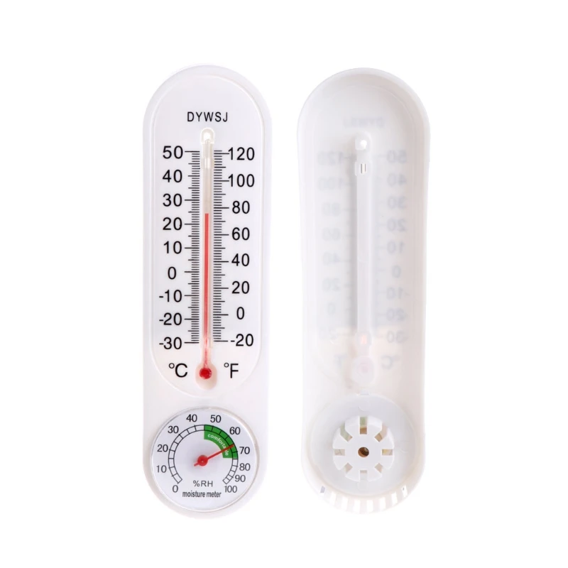 

Wall Hung Thermometer Hygrometer Temperature for Indoor Outdoor Garden Office