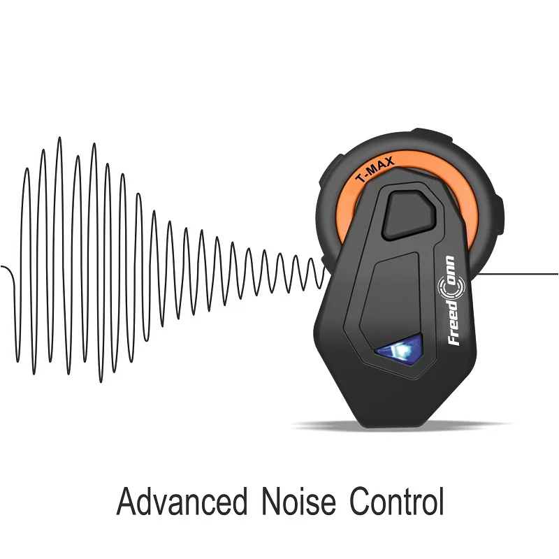 T-Max мотоциклетная группа Talk system 1000M 6 Rider BT Переговорная Bluetooth гарнитура для шлема Bluetooth 4,1+ fm-радио