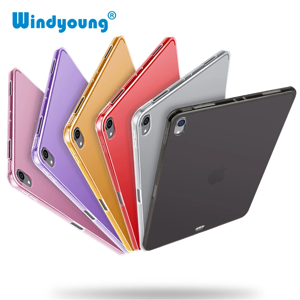 

Case for iPad Pro 11 2018 Cover Soft Silicon Case Full protection for iPad 2018 Pro 11 inch Case Transparent Cover Case