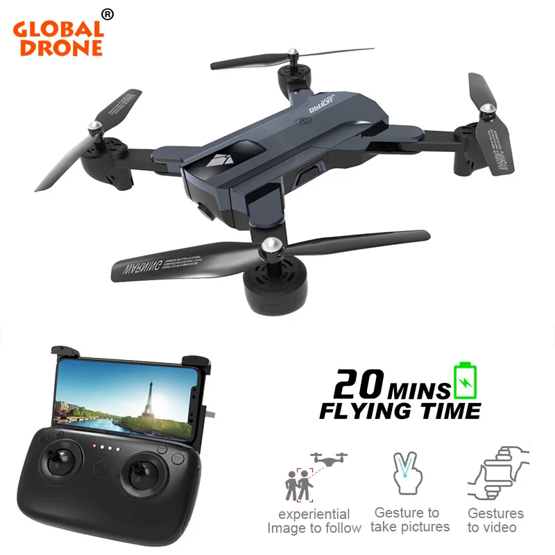 

GLOBAL DRONE RC Drones with Camera HD Altitude Hold Dron Com HD Camera Toys for Boys FPV Quadrocopter VS M69 M70 SG106 E58 E520