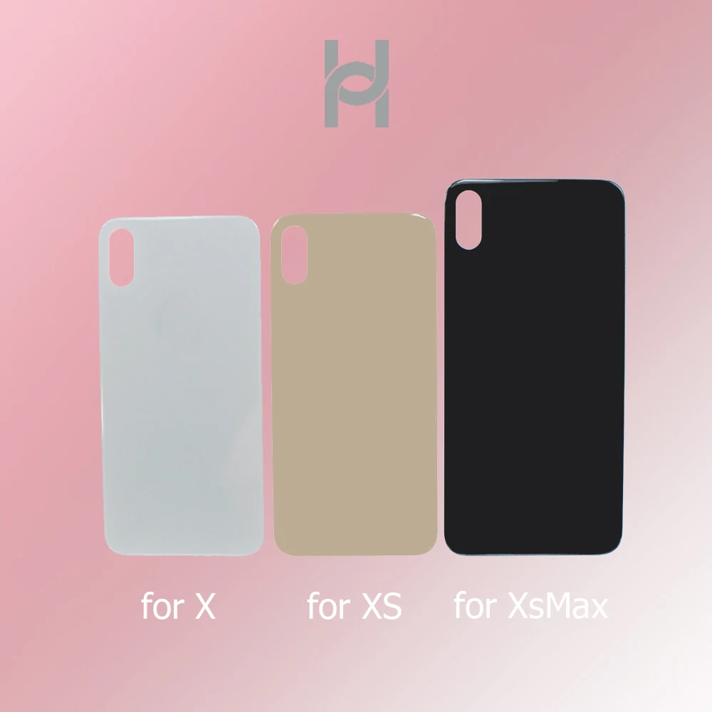 

New Original For iPhone 10 X Back Glass Battery Cover Rear Door Housing Case Replacement For iPhone X XS XS MAX Back Glass Cover