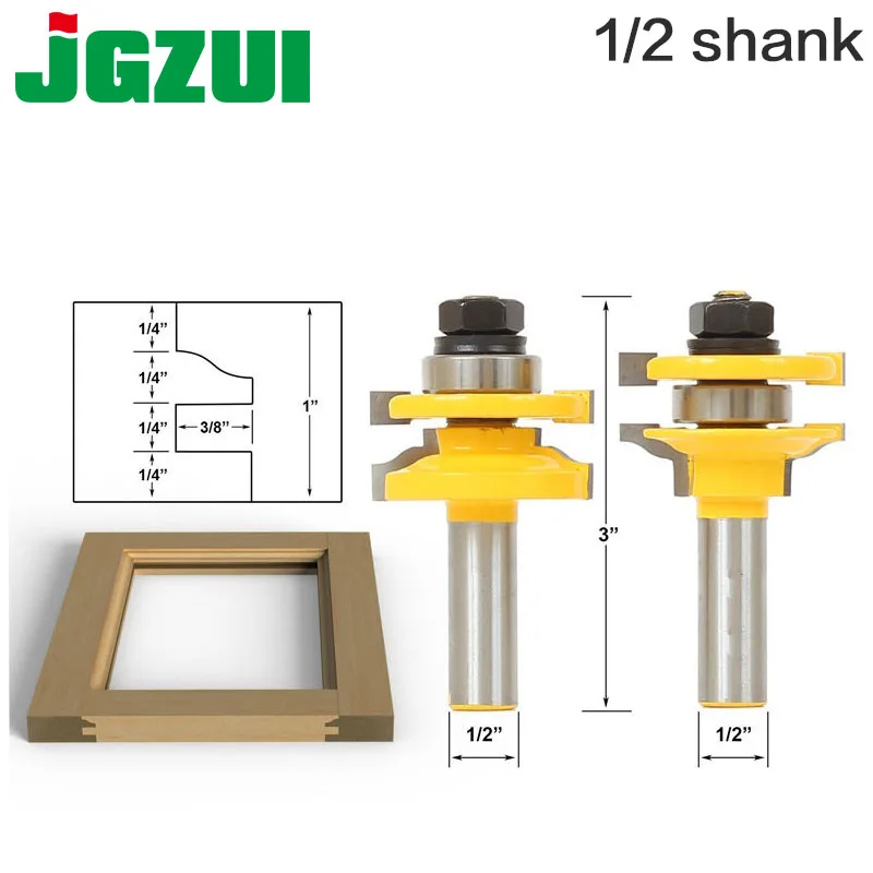 1/" хвостовик 12 мм хвостовик фрезы-соответствует 2 бит Стандартный Ogee дверной нож деревообрабатывающий режущий шип резак для деревообрабатывающих инструментов
