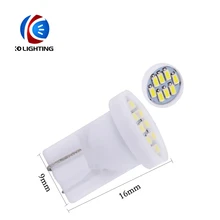Kd 1000 pces t10 3014 8 smd led lâmpadas de carro 194 168 192 w5w 8led acessórios automóveis cunha luz estacionamento branco dc 12v hotsale