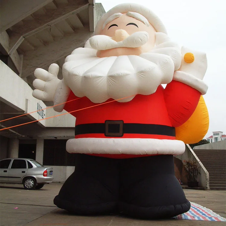 Inflatable Cartoon Customized Advertising Giant Christmas inflatable Santa Claus For Christmas Outdoor Decoration santa claus printed christmas sweatshirt