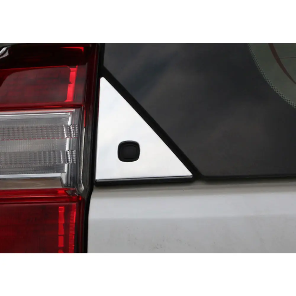 

Accessories Chrome ABS Car Rear Window Trim Cover Styling Sticker 7Pcs Fit For Toyota Prado J150 2014 2015 2016 Car decal