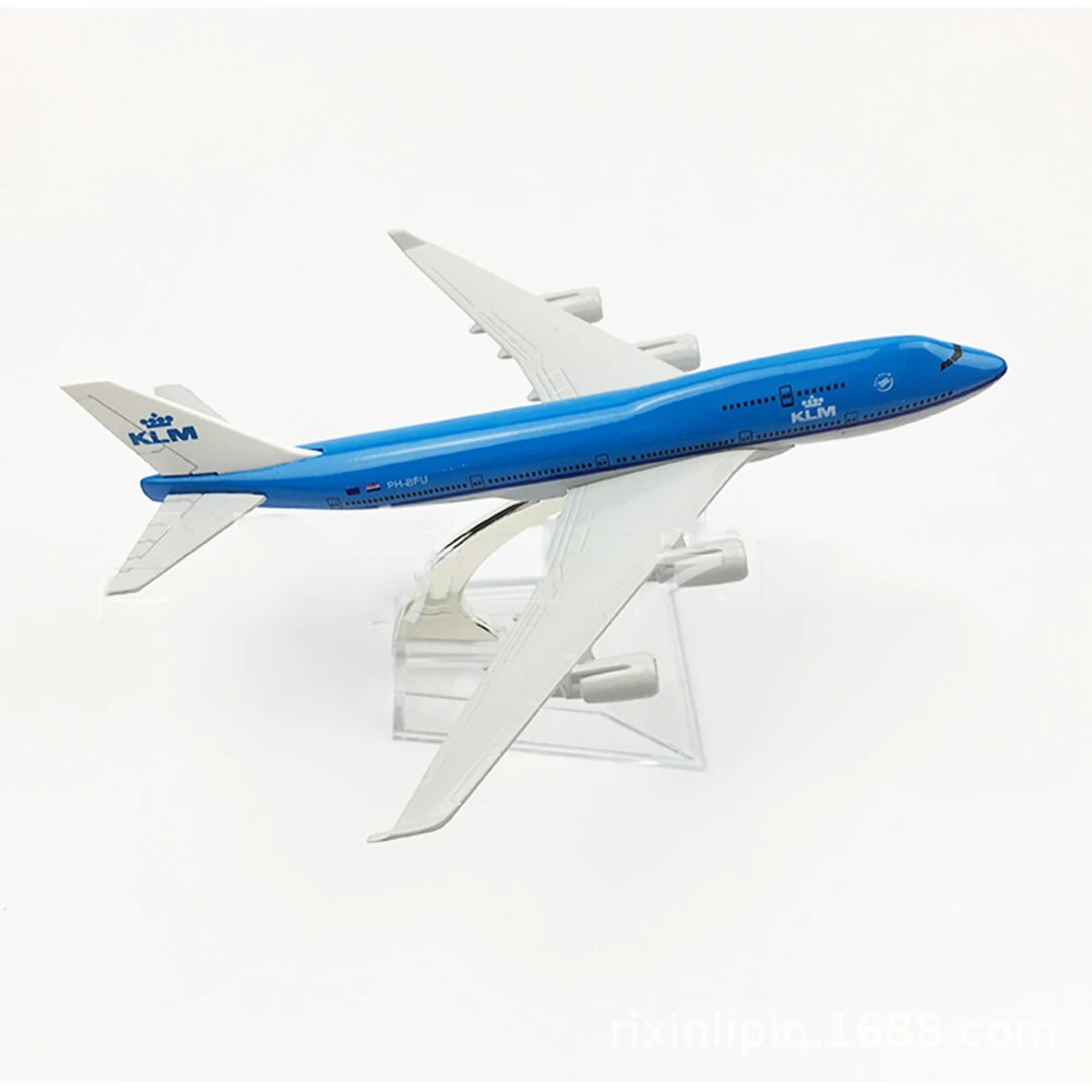 1/400 масштаба самолета B747 KLM Королевский голландский самолет 16 см сплав Boeing 747