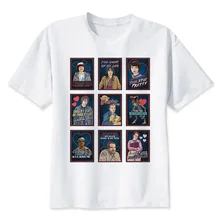 Очень странные дела 2 футболка мужской одежды футболка s Для мужчин Новая летняя футболка Для Мужчин's странные-вещь, футболка с короткими рукавами для девочек футболки