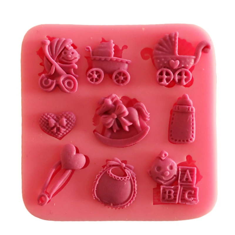 Горячая поп 3D детская одежда душ DIY силиконовая форма для выпечки Кухня Торт украшения формы для шоколада выпечки инструменты GYH