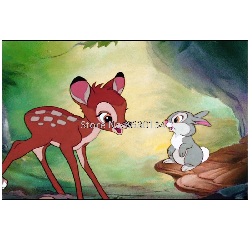 Cartoon Deer Rabbit Drill Mosaic Full 5D Diy Diamond Painting 3D Cross Stitch Kits Room Decor Craft Stickers Embroidery | Дом и сад
