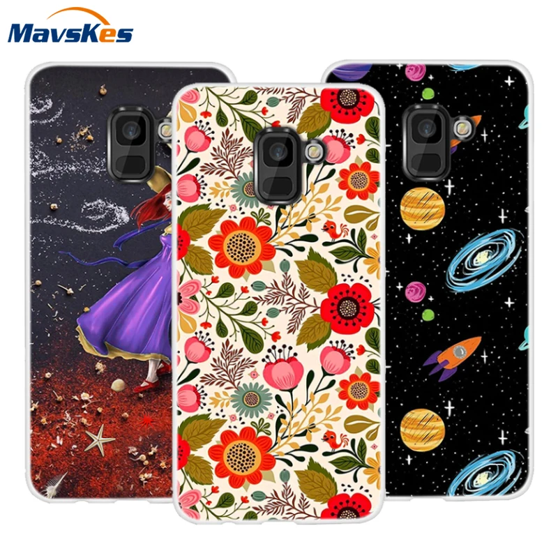 

For Couqe Samsung Galaxy A7 A6 A8 Plus A9 2018 A5 2017 Silicone Cover Soft TPU Case for Samsung A8 A8+ A6 Plus A7 A750 Bumper