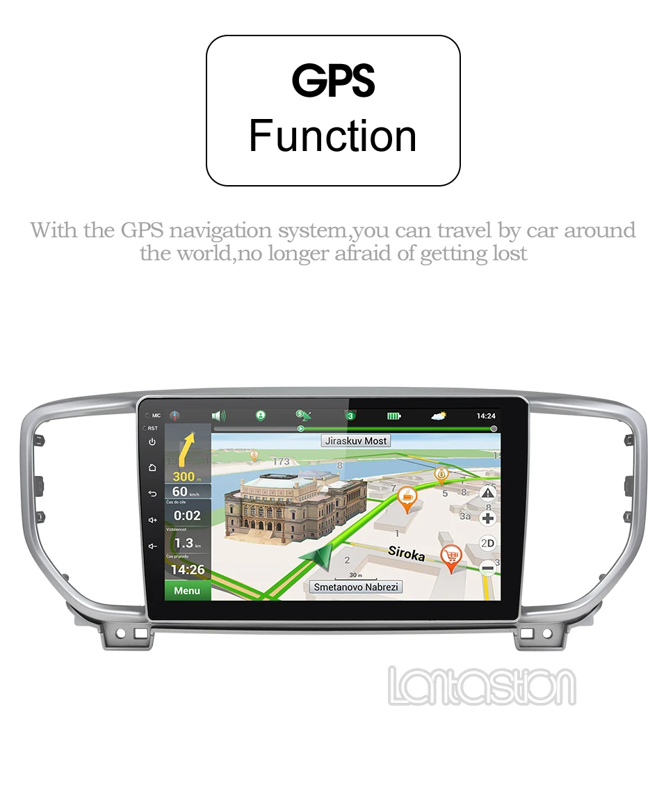 Excellent android Octa Core car dvd player for KIA sportage 2018 2019 KX5 gps navigation 1 din car stereo head unit car stereo 4