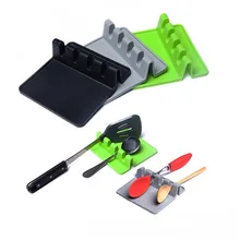 Кухня Пособия по кулинарии инструменты Кухонная силиконовая ложка отдыха Посуда Кухня гаджет множество термостойкие Еда Класс силиконовые