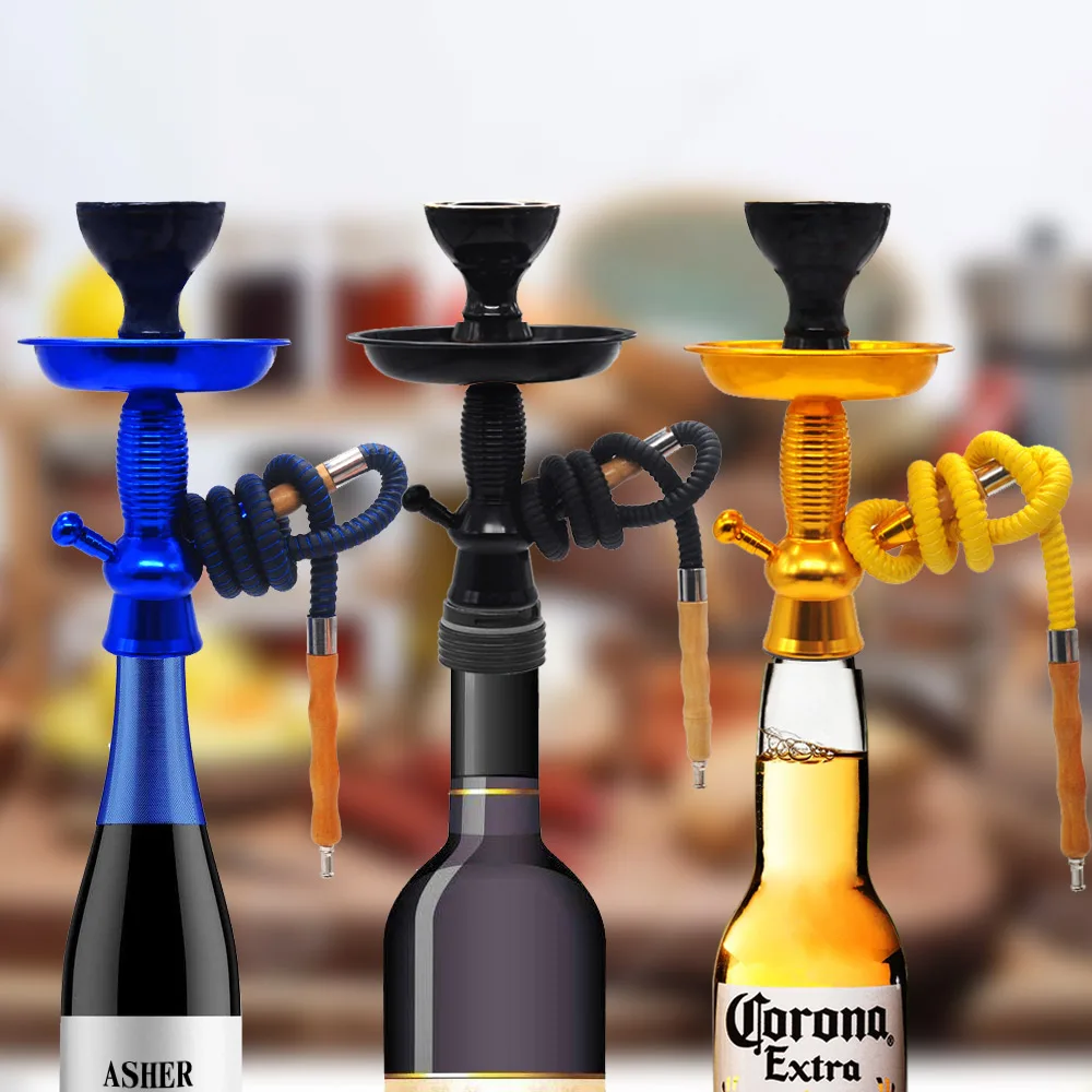 Hookah Shisha Champagne/Wine Bottle Top Hookah Stem Kit HOOKITUP