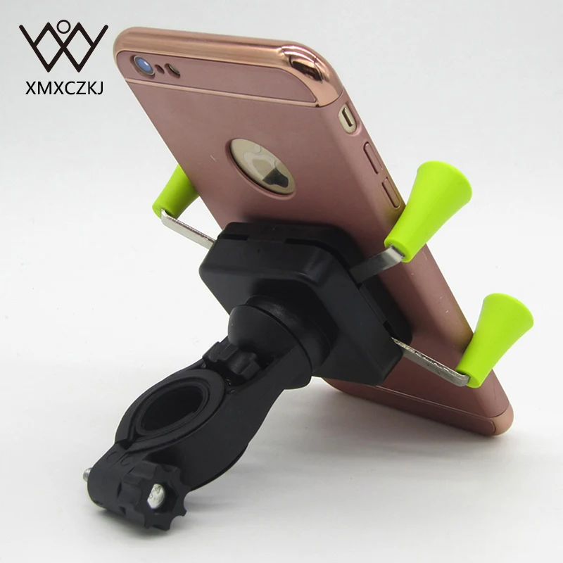 XMXCZKJ Universal 360 Rotating Degrees X-Grip Clamp Mount Bike Bicycle Phone Holder For Iphone Samsung HTC CellPhone Accessories