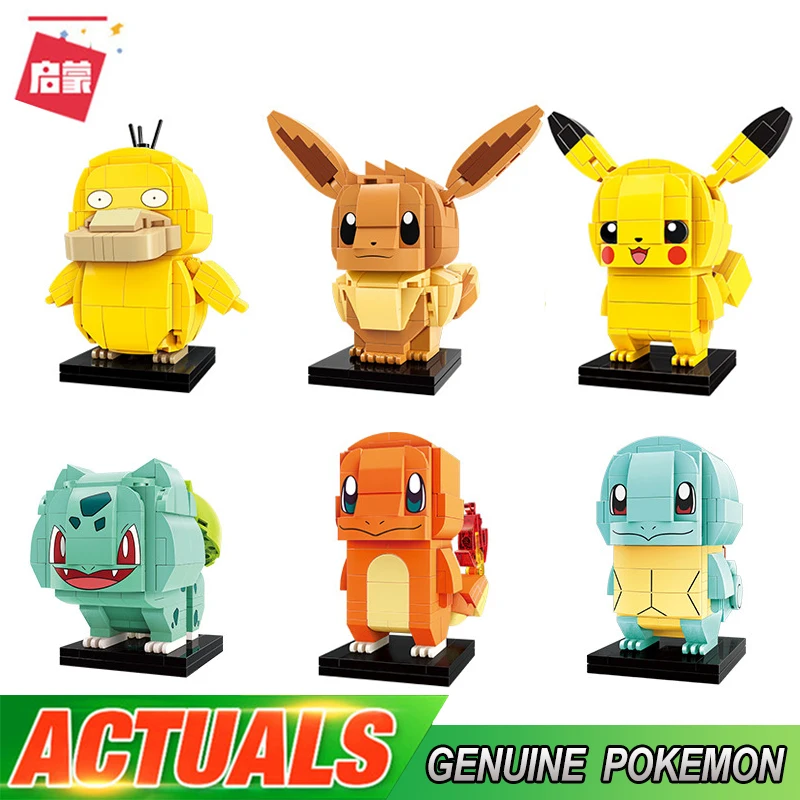 

Pokemon Detective Pikachu Pocket Monster Animal Figure Model DIY Blocks Brick Building LGSet Toys For Children Gift Brinquedo