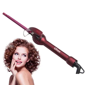 

Electric 9mm Deep Hair Curler Roller Ceramic Curling Iron Digital Display Small Hair Curlers Fluffy Curly Styling Tools 110-240V