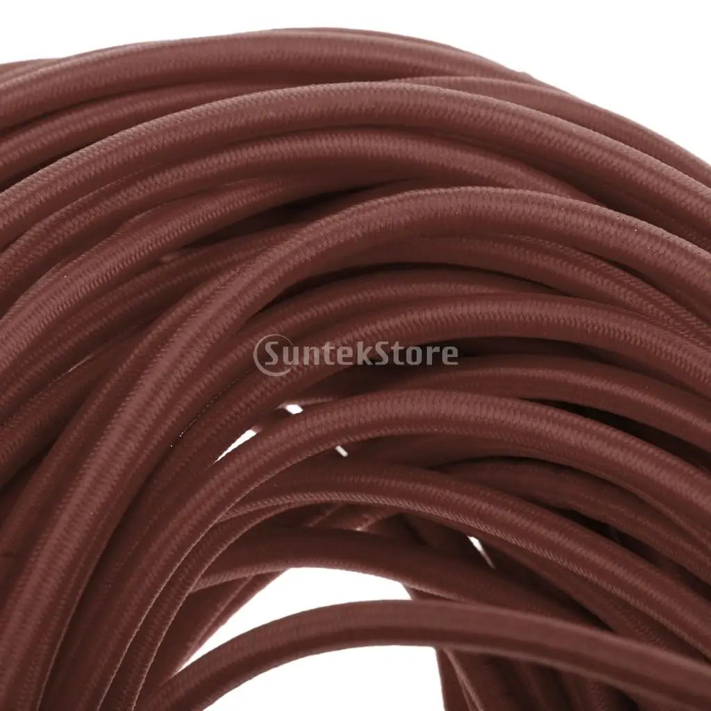  4mm Round Rubber Elastic Bungee Rope Shock Cord Tie Down Boat Trailer Anti-UV 0.5m, 1m, 2m, 300cm, 5m, 10m, 20m, 30m, 50m, 75m