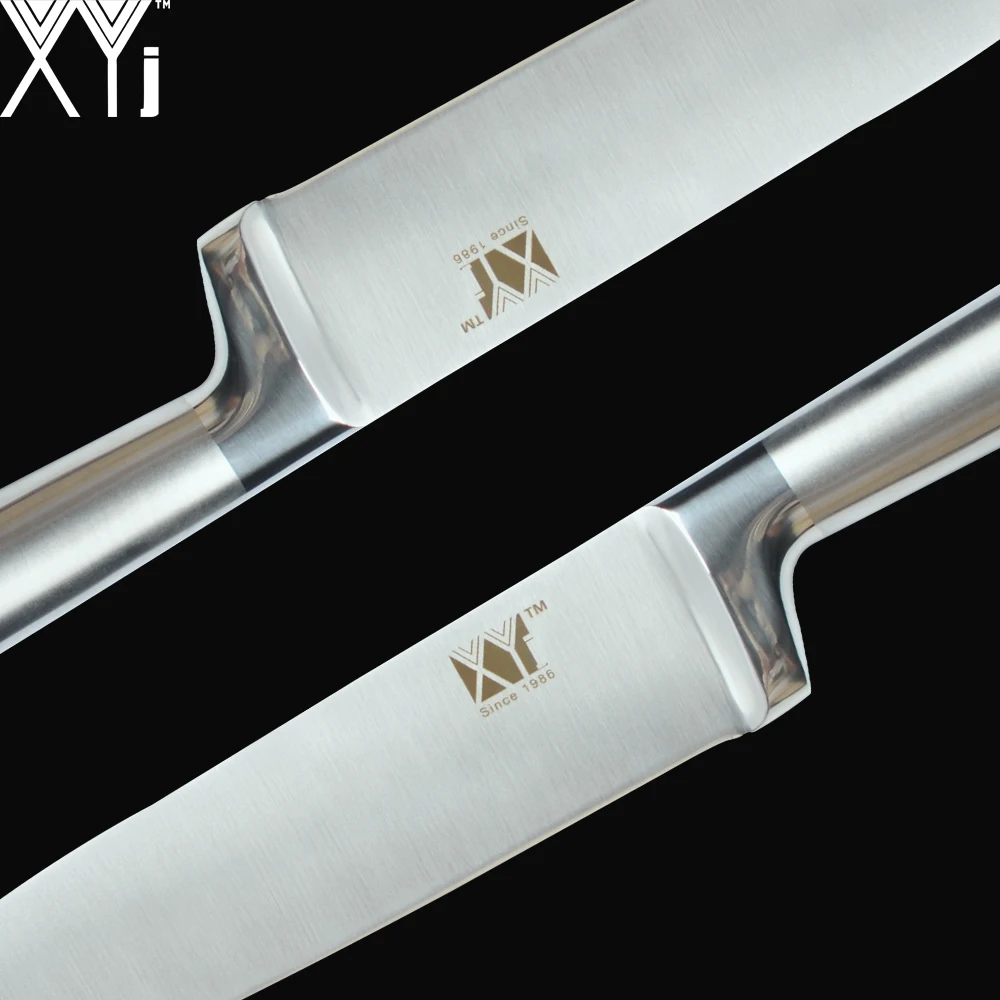 XYj кухонные ножи из нержавеющей стали, ножи для очистки овощей, нож Santoku, ножи для нарезки шеф-повара, кухонные инструменты, аксессуары, Новое поступление