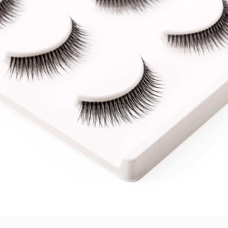 

Thinkshow Hot Sale Luxurious 3D False Eyelashes Cross Natural Long Hand Made Fake Lashes Cilios Faux Cils Free Shipping