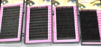 

wholesale 0.15 utimate luxury silk lashes C curling 4 size mixed batch pink PVC boxes 12 lines natural false eyelashes