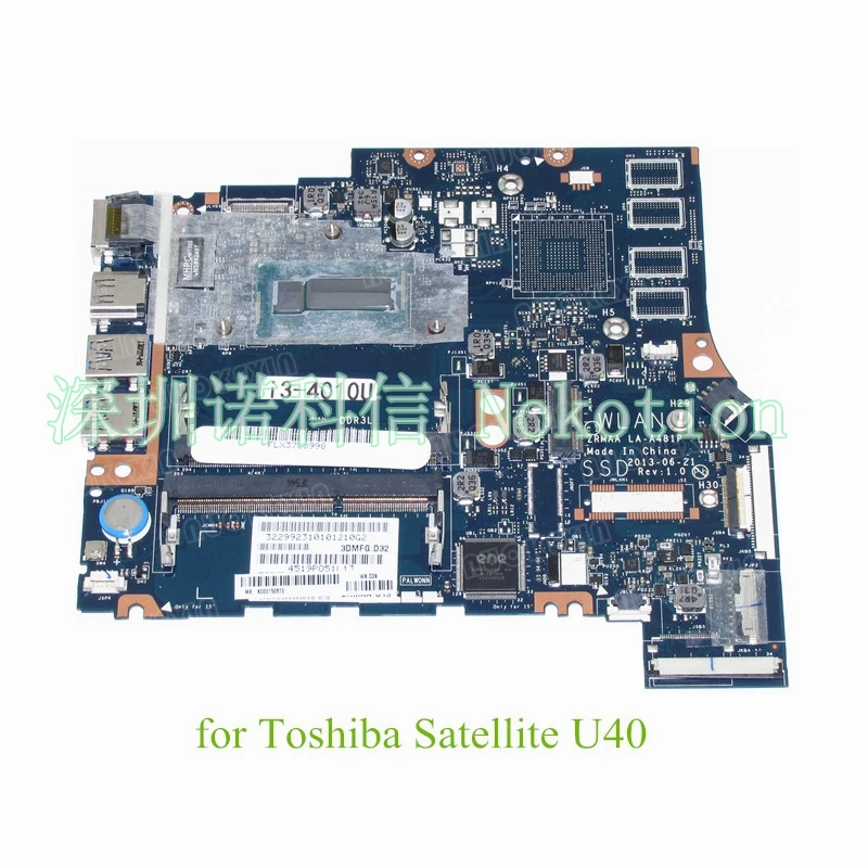 NOKOTION MB K000150670 ZRMAA LA-A481P для ноутбука toshiba Satellite U40 M40 M45 материнская плата 14 дюймов |