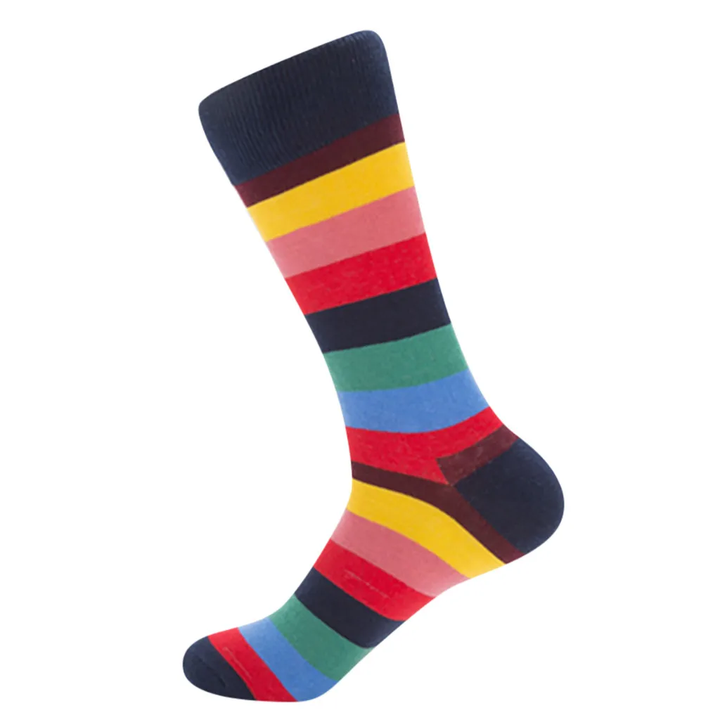 Winter unisex long socks six-color striped models comfortable and durable cotton fashion street skateboard socks носки 50