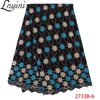 

High Quality Swiss Voile Lace in Switzerland Wholesale Price Nigerian Cotton Lace Fabric Latest African Dry Lace Fabrics L2733B