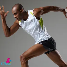 Высокая видимость светоотражающие флуоресцентные без рукавов для пробежки мужские тренировочные жилеты для сухой посадки майка для мужчин жилет для бега