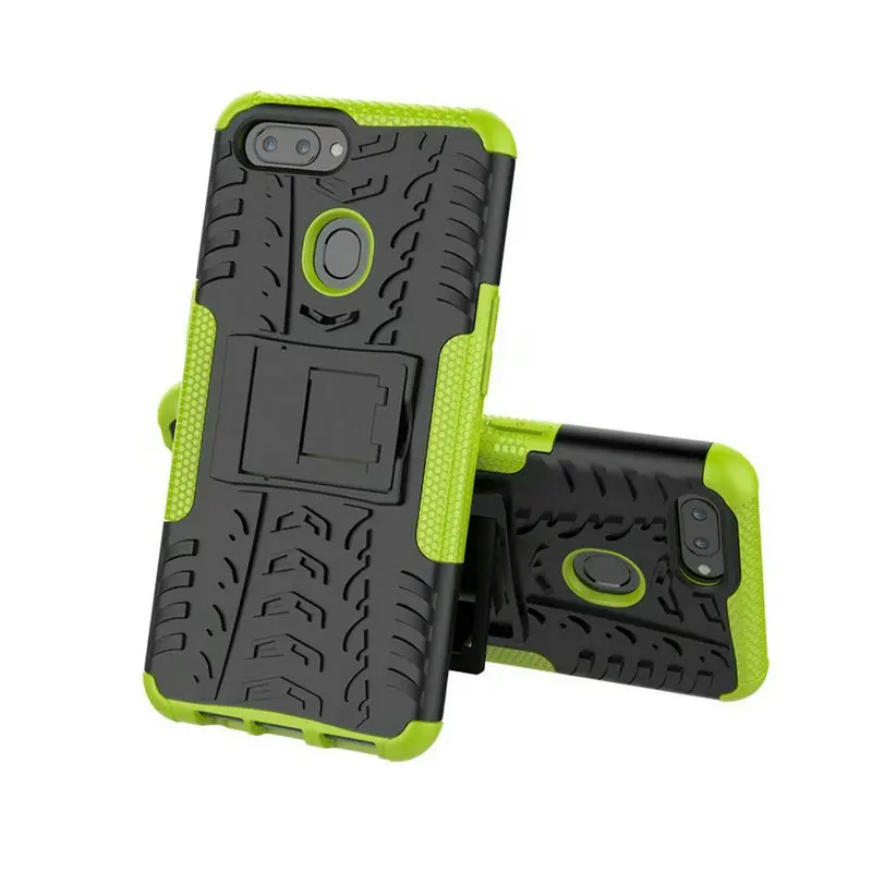 Realme 3 TPU + PC 2 in 1 Shock-Proof Rugged Armor Case Realme 2 Pro Phone 360 Kickstand Cover Capa For Oppo Realme 2 Cases