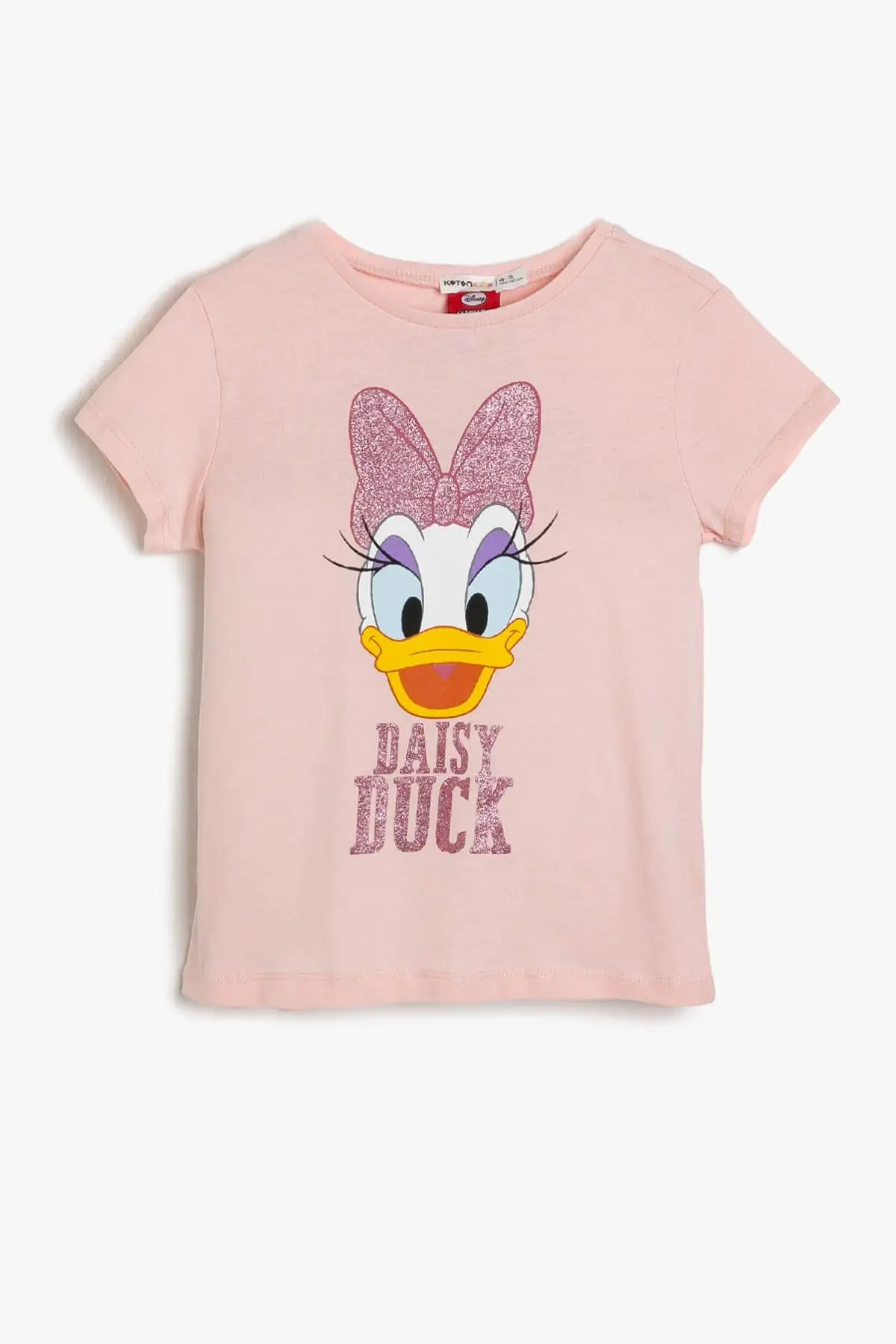 

Koton kids Pink Female Child Daisy Duck Printed T-Shirt