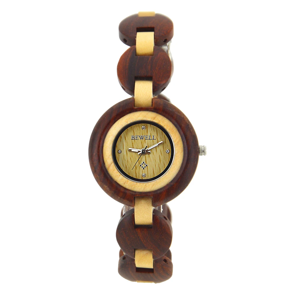 BEWELL WOODEN WATCH