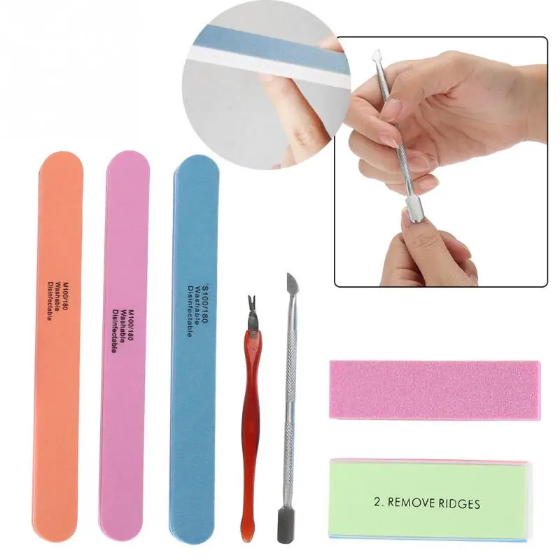TMISHION Nail Manicure Set Nail Polisher Files Buffer Kit Cuticle