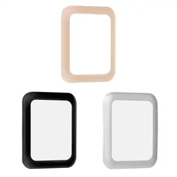 

38mm/42mm Smart Watch Screen Protector Fully Covered Tempered Glass Screen Protective Hard Film with Border for Apple Watch