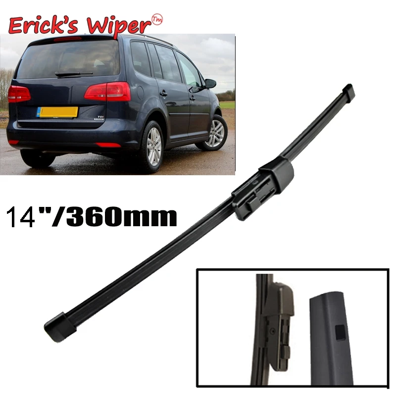 

Erick's Wiper 14" Rear Wiper Blade For VW Touran 1T3 -05. 2010- 2015 MK.2 Windshield Windscreen Rear Window 2014 2013 2012 2011
