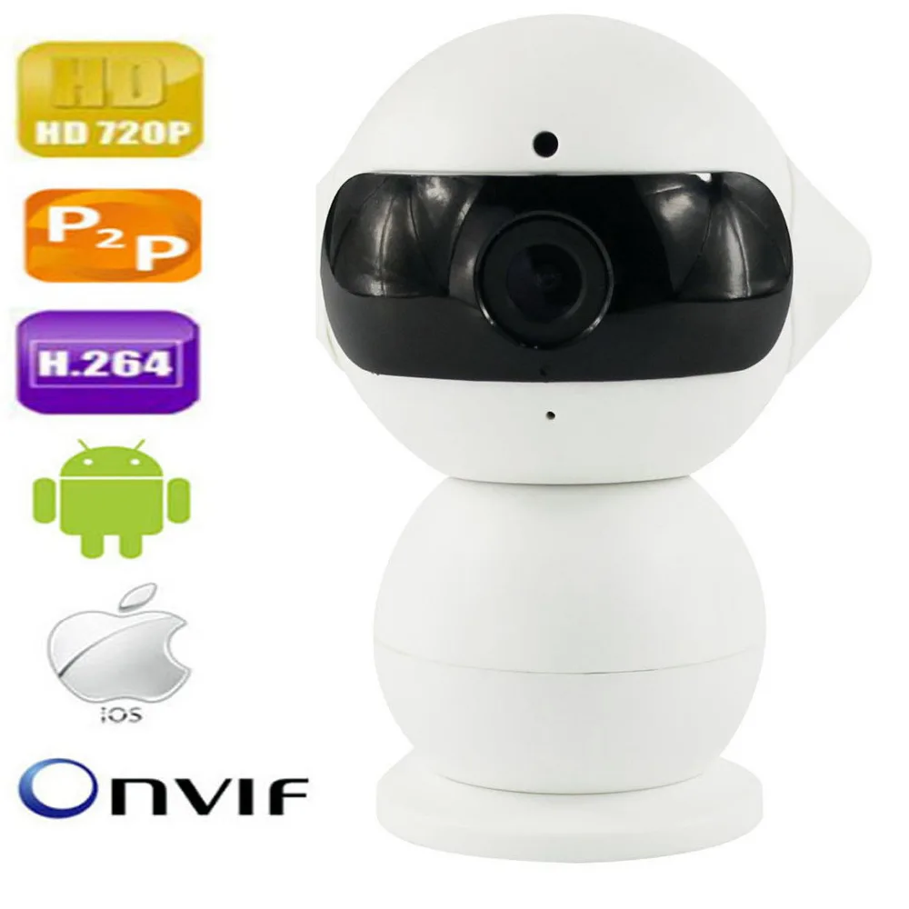 Dual HD Wireless IP Surveillance Camera Mini Robot 960P Baby Monitor