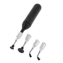 Мини всасывающая ручка для пылесоса IC SMD присоски палочки руки 4 Всасывающие головки инструменты вакуумная Ручка всасывания