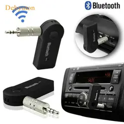 Универсальный мини Беспроводной Bluetooth Car Kit Hands free 3,5 мм Jack Bluetooth приемник аудио адаптер AUX для Динамик наушников